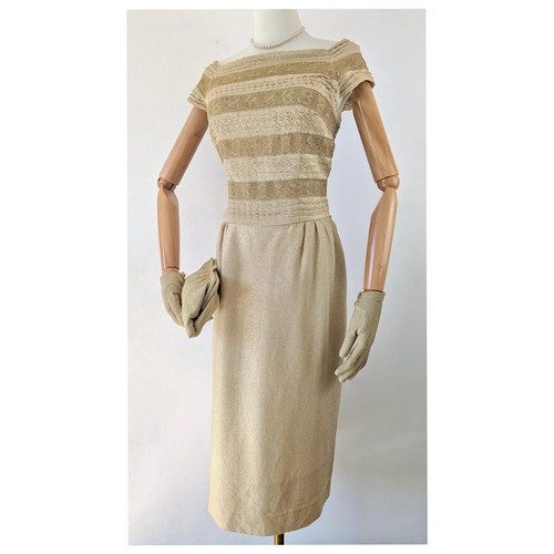 Vintage 50er jahre gold - jahre, lurex