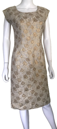Vintage 50er 60er beige gold - 50er,