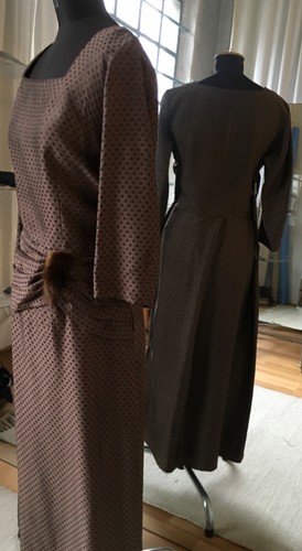 Vintage elegantes kleid mit - elegantes,