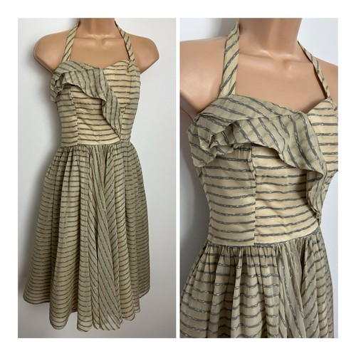 Vintage 1950er beige grau - 1950er,