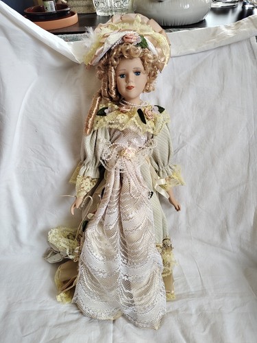 Vintage porzellan puppe - porzellan, 50cm