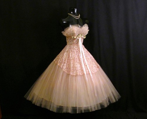 Original vintage kleid rosa - original,