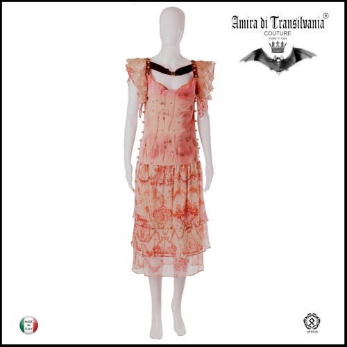 Damen sommer kleid - griff, high
