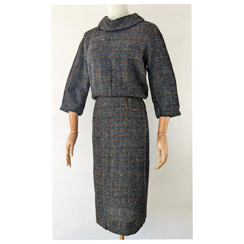 Vintage wollkleid 50er - vintage,