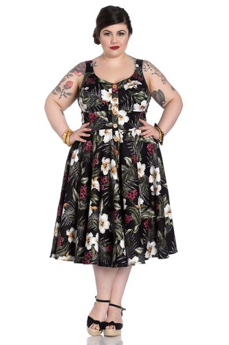 Tahiti 50er jahre kleid - jahre,