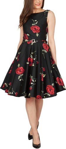 Audrey vintage floral - floral, 50's