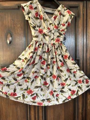 True vintage silk dress - true, 50’s